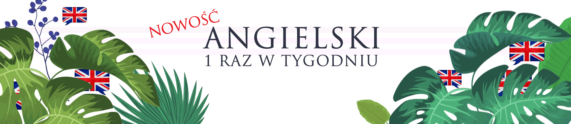 angielski raz w tygodniu